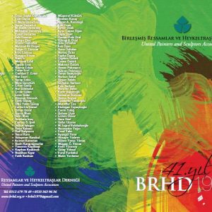 BRHD 41.YIL sergi davetiyesi birlesmis ressamlar ve heykeltraslar dernegi