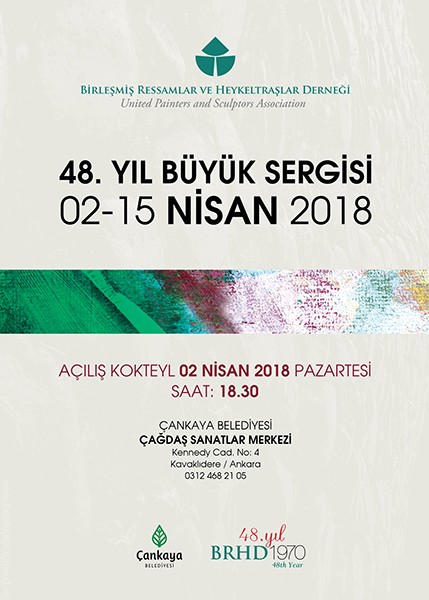 BRHD 48. YIL BÜYÜK SERGİSİ afişi