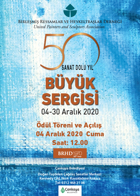 BRHD 50. büyük sergisi afişi