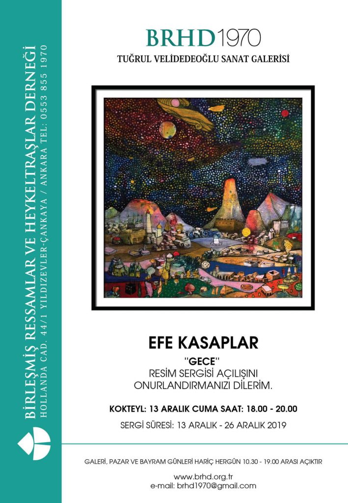 EFE KASAPLAR sergi afişi