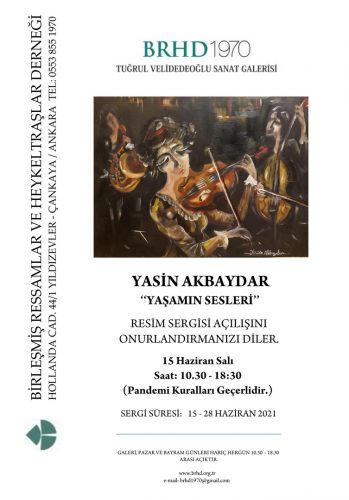 Yasin Akbaydar sergi afişi