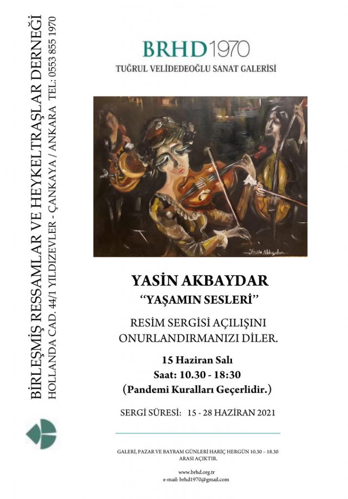 Yasin Akbaydar sergi afişi
