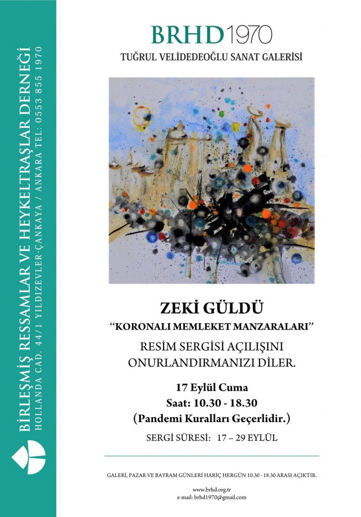 ZEKİ GÜLDÜ Afiş DAVETİYE ÖN