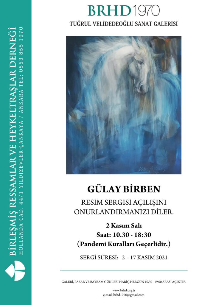Gülay Birsen sergi afişi