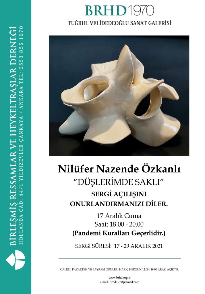 Nilüfer Nazende Öskanlı sergi afişi