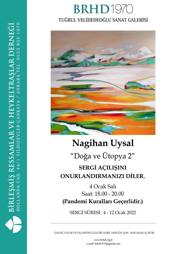 Nagihan Uysal sergi afişi
