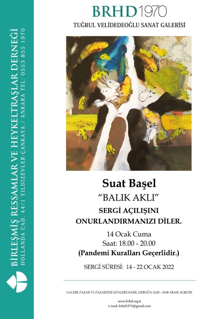Suat Başel sergi afişi