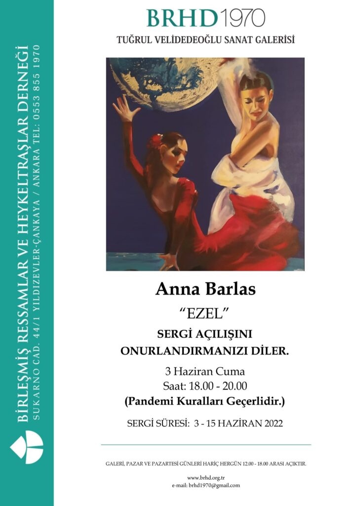 Anna Barlas “Ezel” sergi afişi