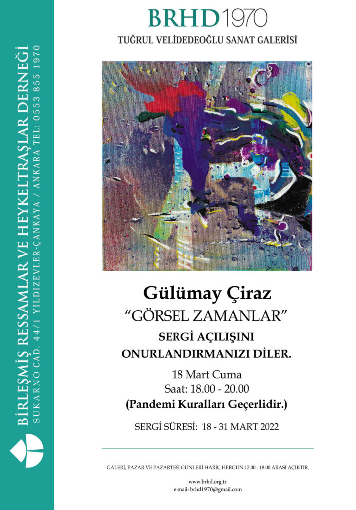 Gülümay Çiraz sergi afişi