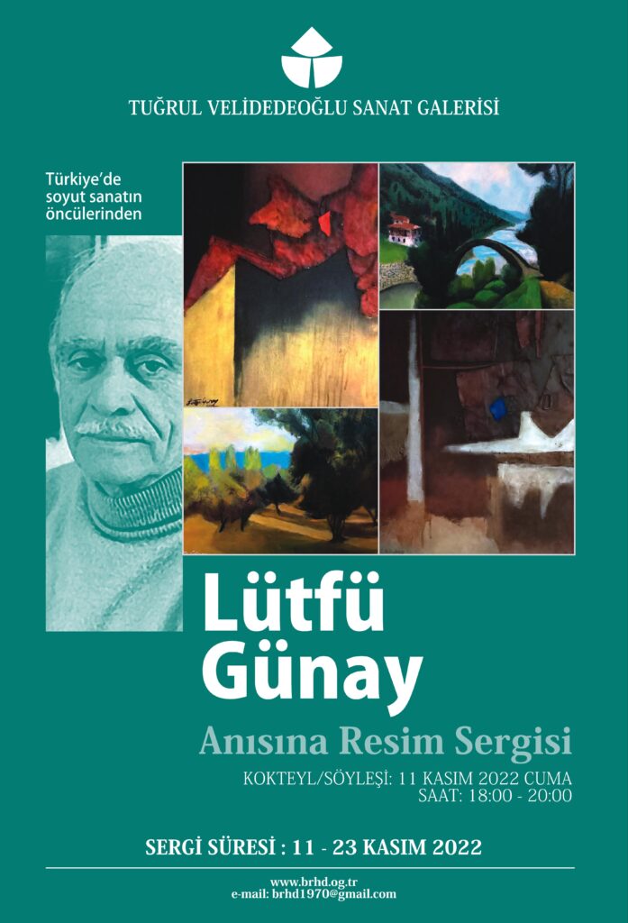 Lütfü GÜNAY sergi afişi
