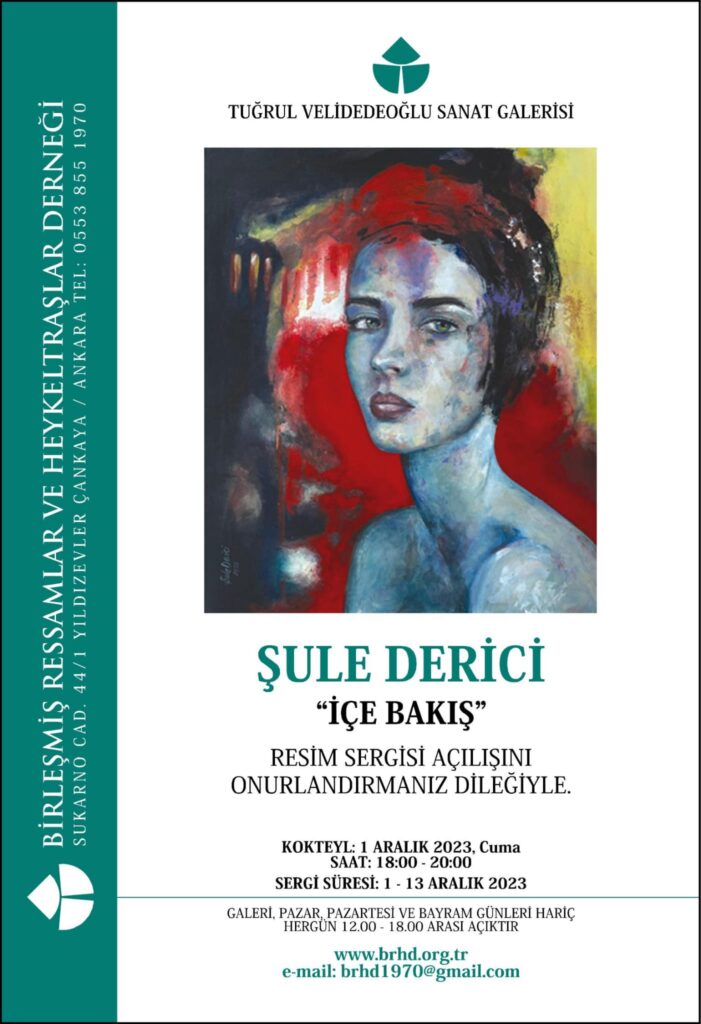 brhd Şule Derici sergi afişi
