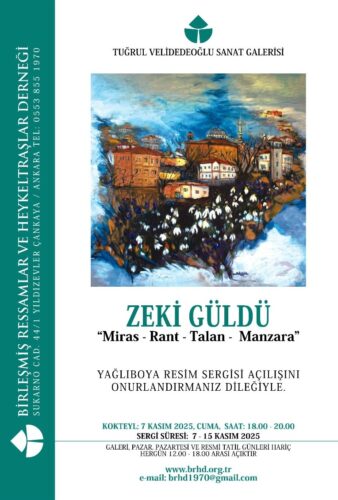 Zeki Güldü brhd resim sergisi afişi 1