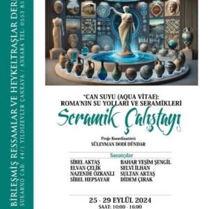Seramik Çalıştayı 2024 afiş