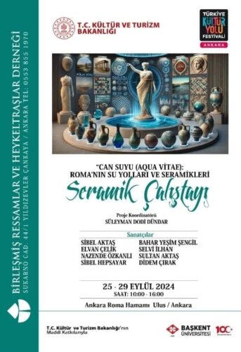 Seramik Çalıştayı 2024 afiş