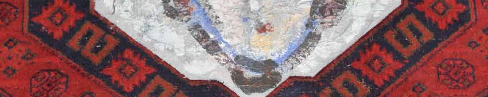 2020, Halı Üzerine Yağlı Boya, 200×115 cm 2020, Halı Üzerine Yağlı Boya, 200x115 cm